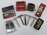 Vintage safety razor lot with blade sharpeners