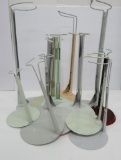 13 metal doll stands, adjustable, 9