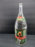Chippewa Natural Spring Water Bottle, Native American label