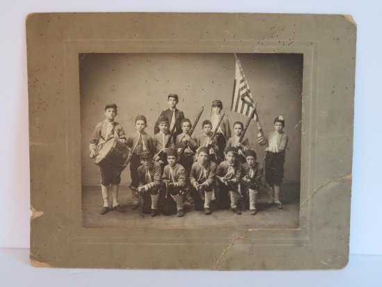 Children MIlitary photograph