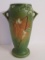 Roseville Snowberry Vase, IVI-10, green, 10