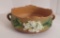 Roseville Gardenia bowl, brown, 626-6, 6