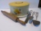 Vintage Cake Saver and advertising utensils