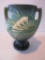 Roseville Freesia vase, green, 196-8, 8
