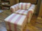 Upholstered Chair and Ottoman