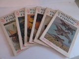 One 1926 & 1928 and five 1929 Hunting and Fishing Magazines