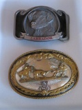 German Silver Rodeo buckle and Labrador by Master Piece Collection