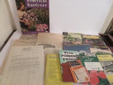 18 pieces of Home, Lawn and Gardening ephemera