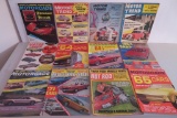 Motor Trend, Motorcade and Hot Rod magazines, 1950's- 1970's