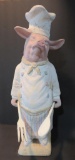 Large Pig Kitchen statue, Cook, 25