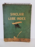 Sinclair Lube index for 1940's car