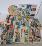 50 Gas Station Vintage Road Maps