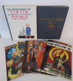 Eight Comic books, Adventures of Blake and Mortimer, Tin Tin and Edgar Jacobs