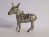 Metal Donkey Still Bank, 4 1/2
