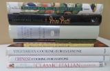 Eight Cookbooks, Chinese, Italian, Vegetarian