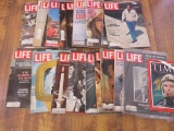 Twenty 1960's LIFE and 1961 Time magazine