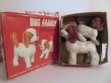 Dog Family battery operated toy with box