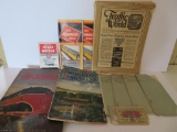 Railroad and Electronics ephemera lot