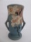 Roseville two handle vase, Magnolia, 89-7, 7