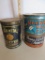 7 Vintage tins, coffee, cracker and nuts