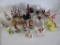 12 sets of Rooster and chicken salt and pepper shakers