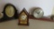 Three vintage clocks