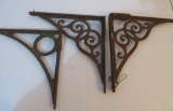 Three Metal brackets