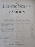 Two Domestic Monthly Fashion magazines, 1878