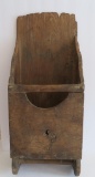 Neat Primitive wood scoop, 27