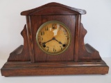 Gilbert wood mantle clock, 11 1/2