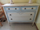 Painted dresser, four drawer