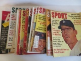 13 Sport Magazines, Baseball, 1960's