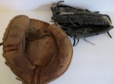 Two Vintage Wilson Baseball gloves, player models