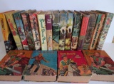 19 Whitman Books, colored covers, classics, western and military