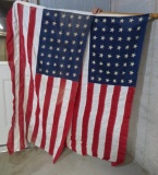Two 48 Star Flags