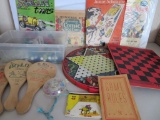 Vintage Games, comics, catalogs and marbles