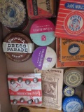 Tin and vintage advertising container lot