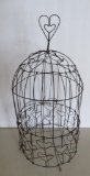 Metal decorative bird cage