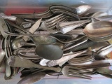 Large lot of assorted flatware