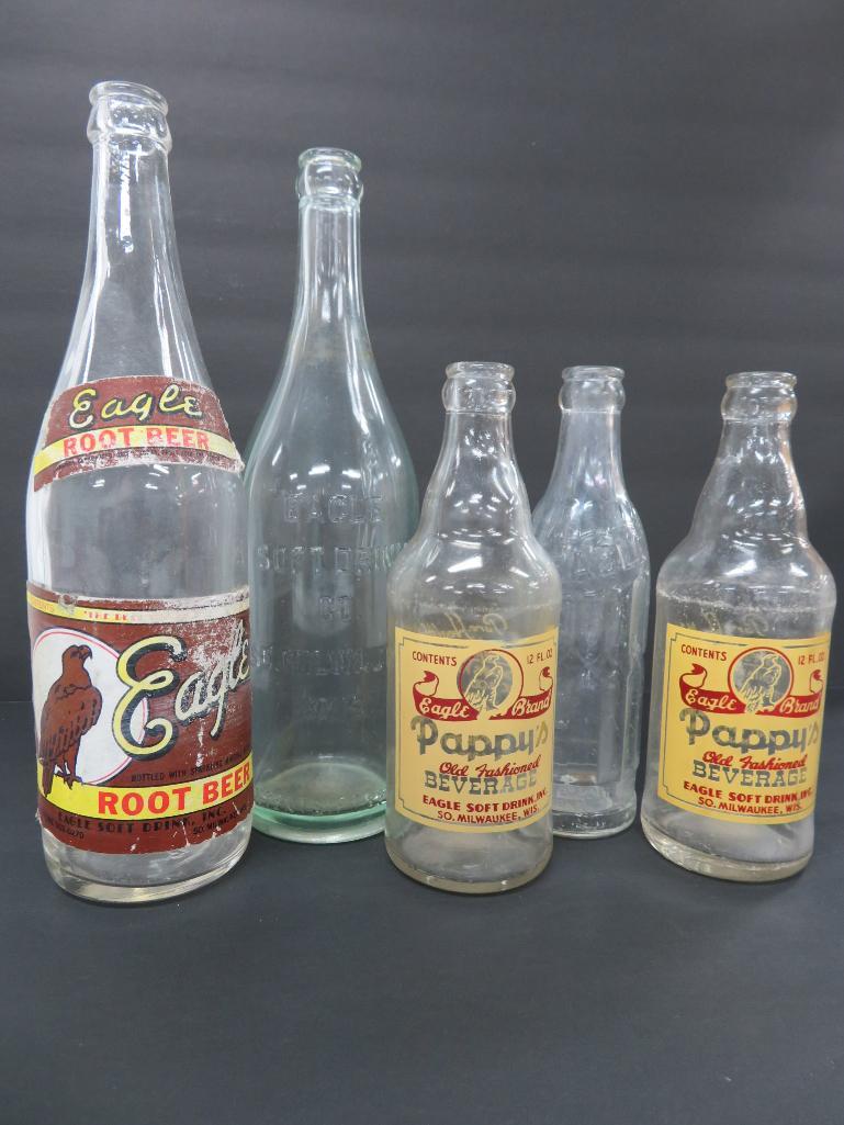 Five Eagle Soft Drink Bottles South Milwaukee Proxibid