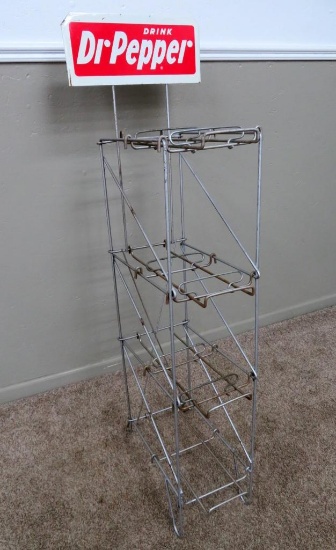 Dr Pepper wire display rack
