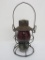 Adlake Pennsylvania Lines Red Globe Railroad Lantern, 10