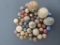 48 Handmade marbles, bennington and clay