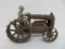 Cast iron Tractor with plated driver, 6