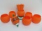 Smirnoff Screwdriver display with plastic oranges and swizzle sticks
