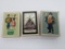 Three vintage beer playing cards