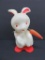 Wind up plastic waddling bunny toy, Easter Collectible