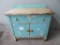 Cute green distressed painted dresser