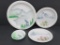 Four pieces of Nice Railroad China, Great Nothern Glory of the West and Mountain Flower patterns
