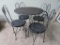 Ice Cream Parlor table and four chairs